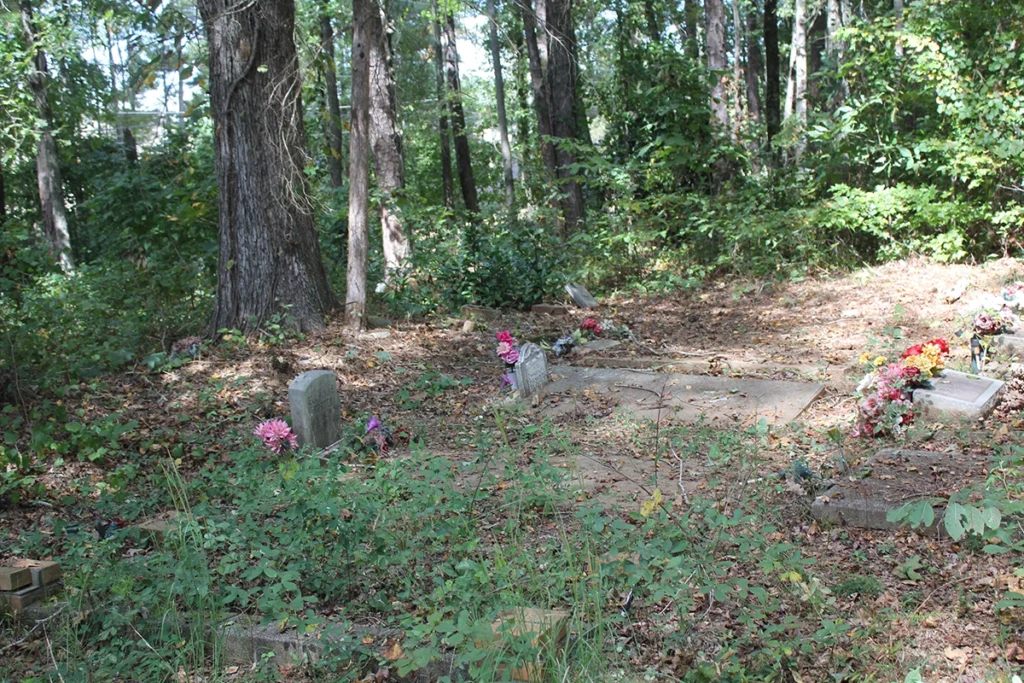 Road paved over a local Clayton County graveyard.